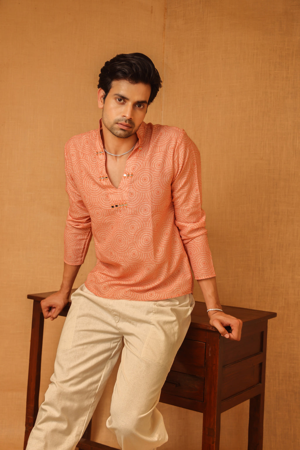 Raaga Men’s Short Kurta