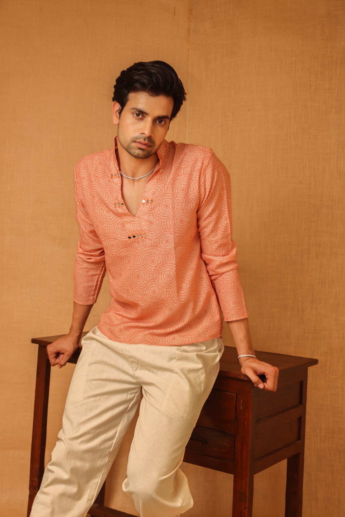 Raaga Men’s Short Kurta